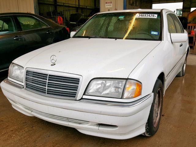 WDBHA29G0XA721272 - 1999 MERCEDES-BENZ C 280 WHITE photo 2