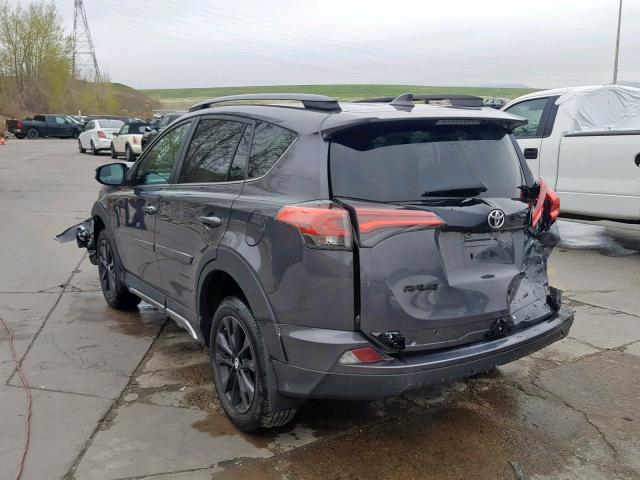 2T3RFREV2JW699658 - 2018 TOYOTA RAV4 ADVEN GRAY photo 3