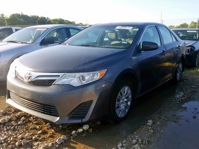 4T1BF1FK3EU399701 - 2014 TOYOTA CAMRY L GRAY photo 2