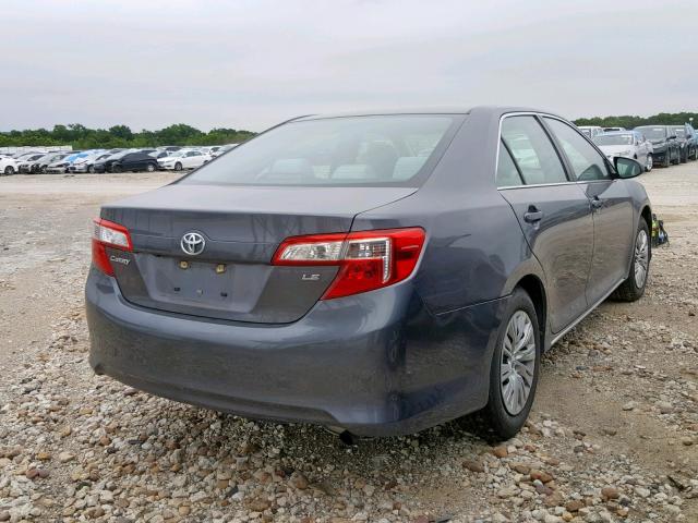 4T1BF1FK3EU399701 - 2014 TOYOTA CAMRY L GRAY photo 4