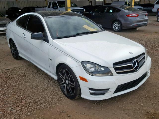 WDDGJ4HBXEG278160 - 2014 MERCEDES-BENZ C 250 WHITE photo 1