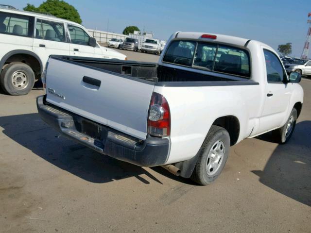 5TFNX4CNXBX004227 - 2011 TOYOTA TACOMA WHITE photo 4