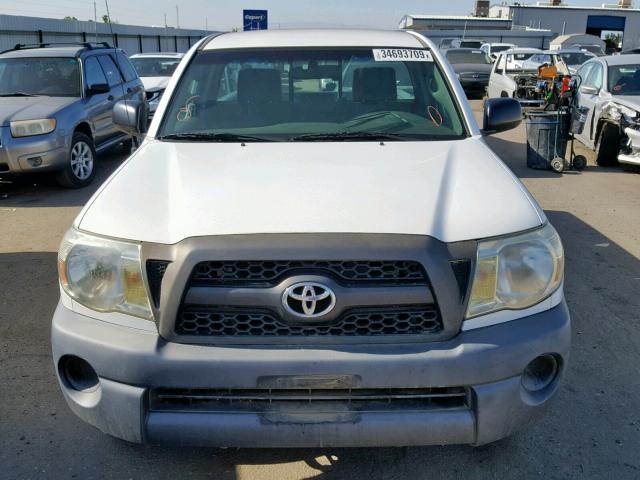 5TFNX4CNXBX004227 - 2011 TOYOTA TACOMA WHITE photo 9