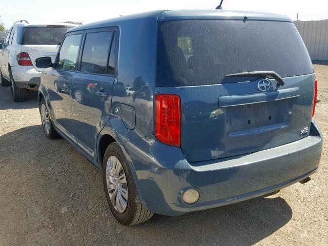 JTLKE50E181043081 - 2008 TOYOTA SCION XB 青色 照片 3