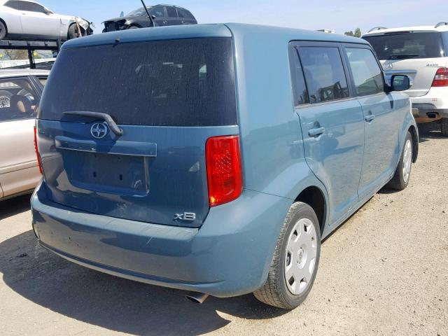 JTLKE50E181043081 - 2008 TOYOTA SCION XB 青色 照片 4
