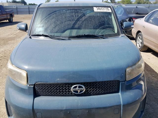 JTLKE50E181043081 - 2008 TOYOTA SCION XB 青色 照片 9