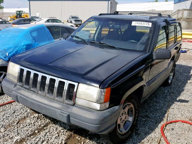 1J4FX58S6WC366779 - 1998 JEEP GRAND CHER BLACK photo 2