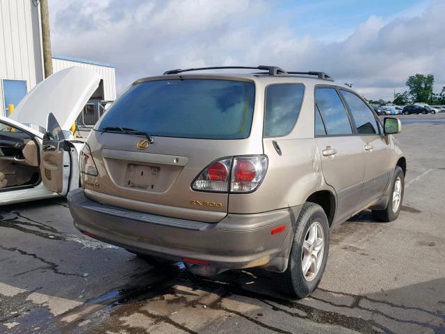 JTJGF10U510108733 - 2001 LEXUS RX 300 GOLD photo 4