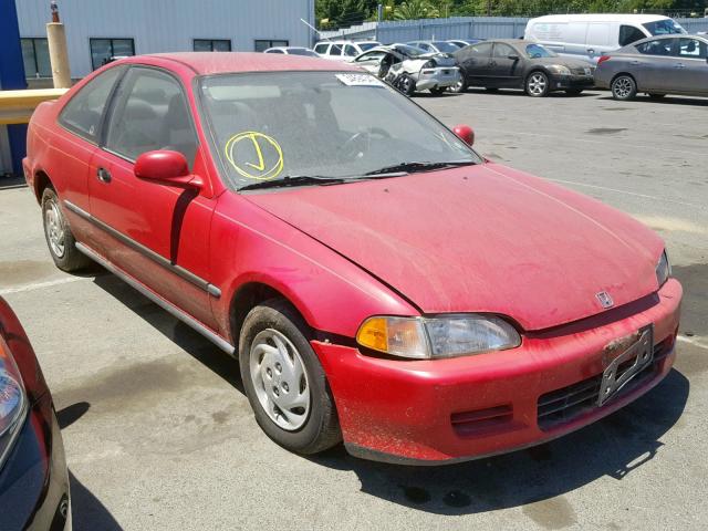 2HGEJ2134SH009078 - 1995 HONDA CIVIC DX S RED photo 1