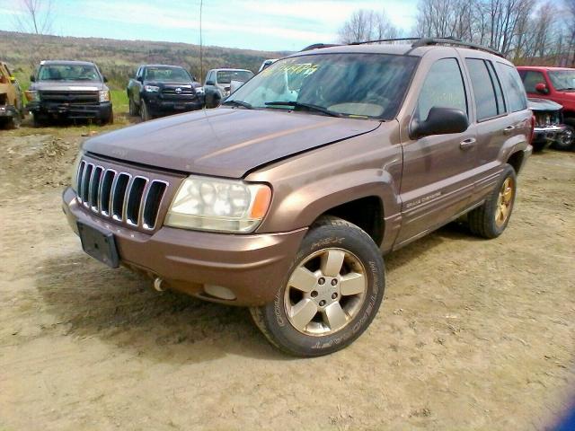 1J4GW58N81C600446 - 2001 JEEP GRAND CHER BROWN photo 2