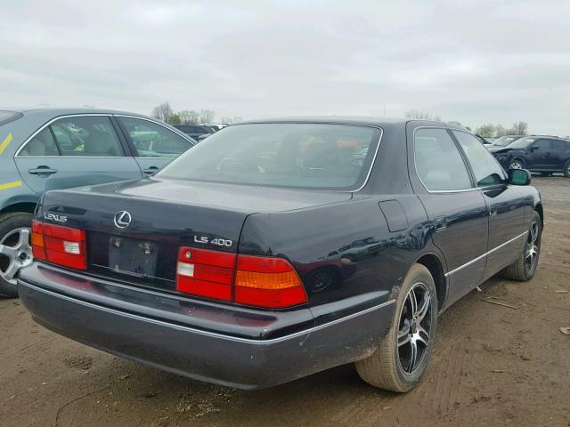 JT8BH28F3X0145421 - 1999 LEXUS LS 400 BLACK photo 4