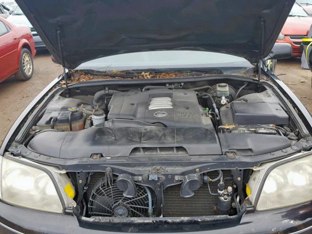 JT8BH28F3X0145421 - 1999 LEXUS LS 400 BLACK photo 7