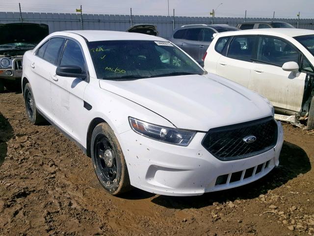 1FAHP2MT7HG114049 - 2017 FORD TAURUS POL WHITE photo 1