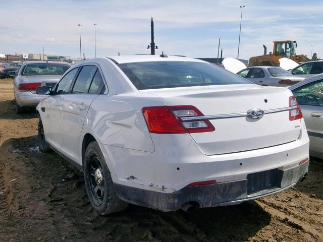 1FAHP2MT7HG114049 - 2017 FORD TAURUS POL WHITE photo 3