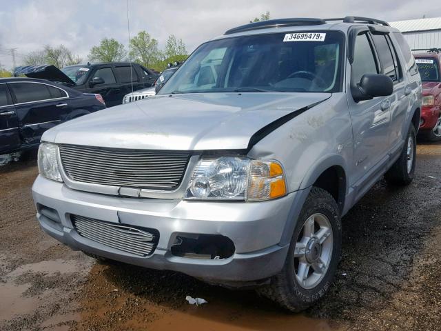 1FMZU73E02UB06435 - 2002 FORD EXPLORER X SILVER photo 2