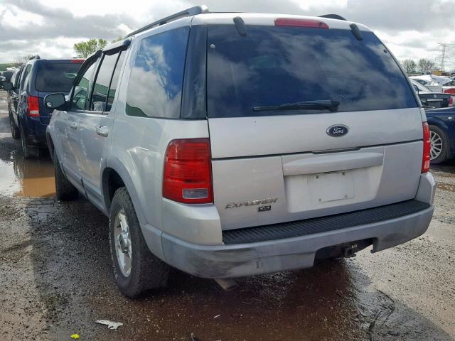 1FMZU73E02UB06435 - 2002 FORD EXPLORER X SILVER photo 3