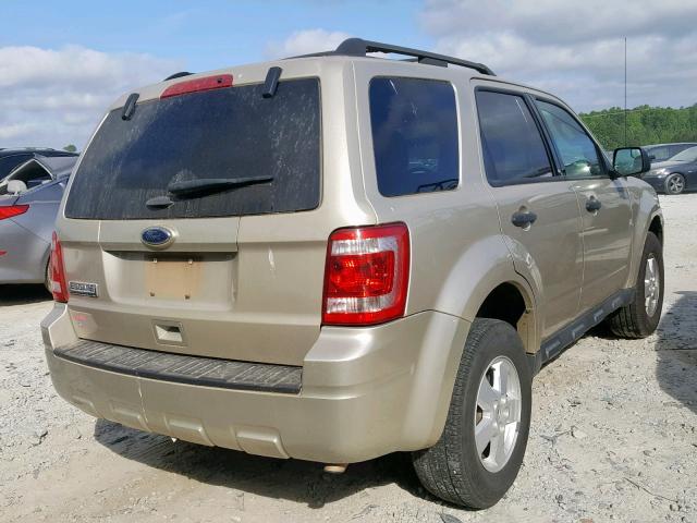 1FMCU0D77CKC75653 - 2012 FORD ESCAPE XLT GOLD photo 4