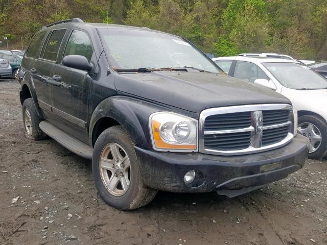 1D4HB48D14F220653 - 2004 DODGE DURANGO SL BLACK photo 1