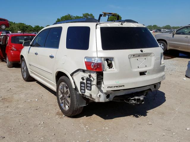 1GKKRTED2CJ392381 - 2012 GMC ACADIA DENALI  photo 3