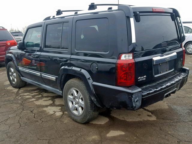 1J8HG58N96C127390 - 2006 JEEP COMMANDER 黑色 照片 3