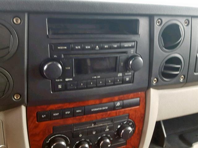 1J8HG58N96C127390 - 2006 JEEP COMMANDER 黑色 照片 9