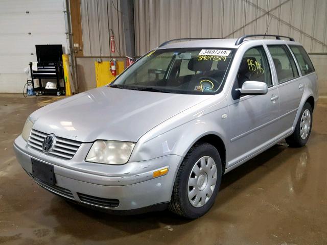 WVWRK61J03W229047 - 2003 VOLKSWAGEN JETTA GL SILVER photo 2