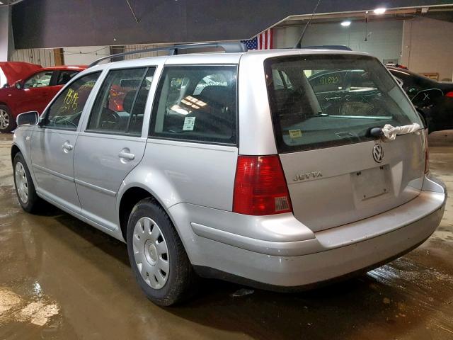 WVWRK61J03W229047 - 2003 VOLKSWAGEN JETTA GL SILVER photo 3