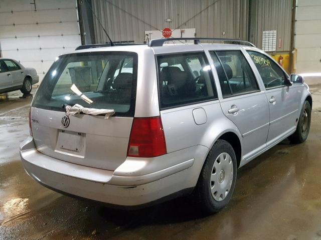 WVWRK61J03W229047 - 2003 VOLKSWAGEN JETTA GL SILVER photo 4