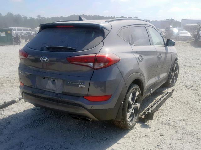 KM8J3CA28GU131463 - 2016 HYUNDAI TUCSON LIM GRAY photo 4