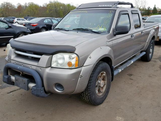 1N6ED29Y34C438754 - 2004 NISSAN FRONTIER C TAN photo 2