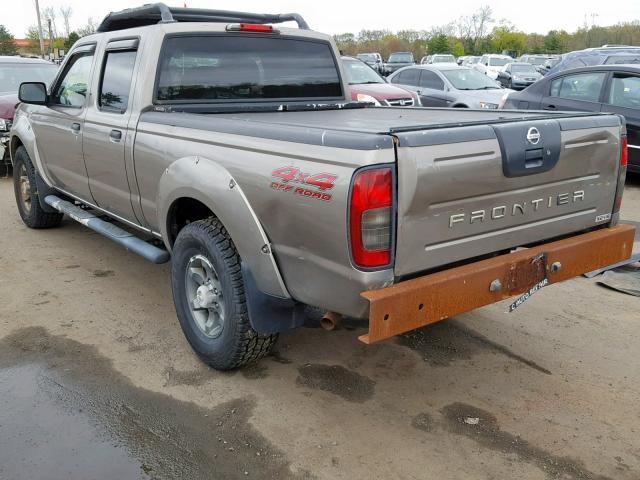 1N6ED29Y34C438754 - 2004 NISSAN FRONTIER C TAN photo 3