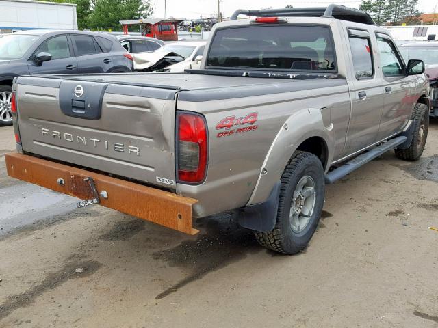 1N6ED29Y34C438754 - 2004 NISSAN FRONTIER C TAN photo 4