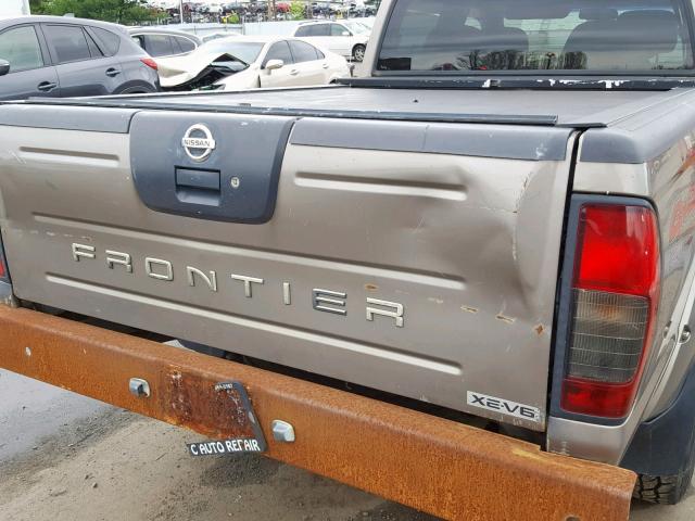 1N6ED29Y34C438754 - 2004 NISSAN FRONTIER C TAN photo 9