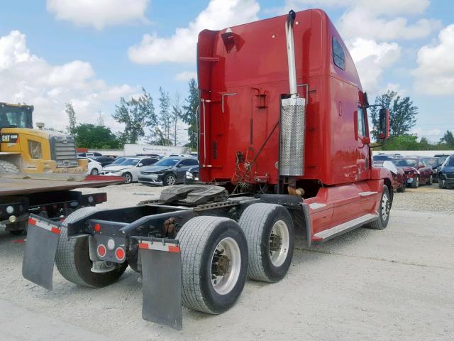 1FUJBBAV87LV92141 - 2007 FREIGHTLINER CONVENTION RED photo 4