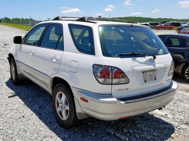 JTJGF10U910108573 - 2001 LEXUS RX 300 WHITE photo 3