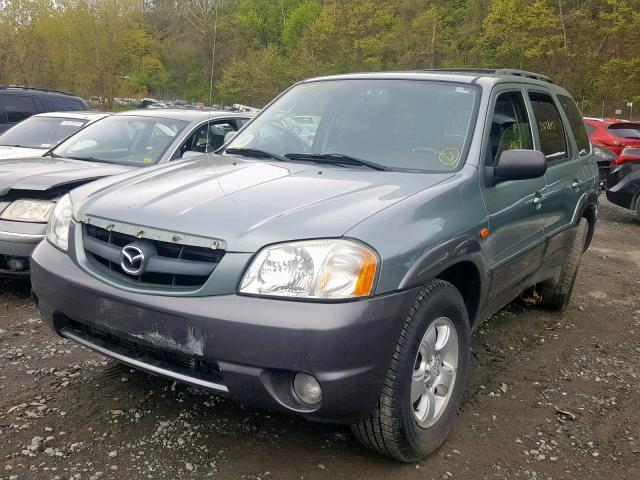 4F2CZ96184KM02222 - 2004 MAZDA TRIBUTE ES 绿色 照片 2