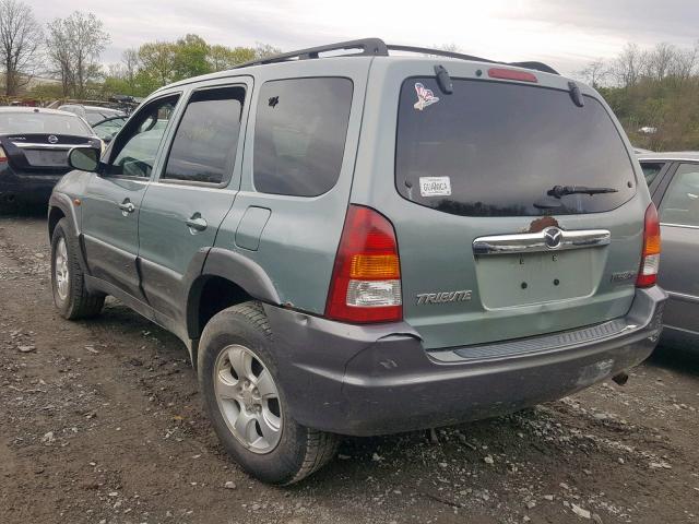 4F2CZ96184KM02222 - 2004 MAZDA TRIBUTE ES 绿色 照片 3