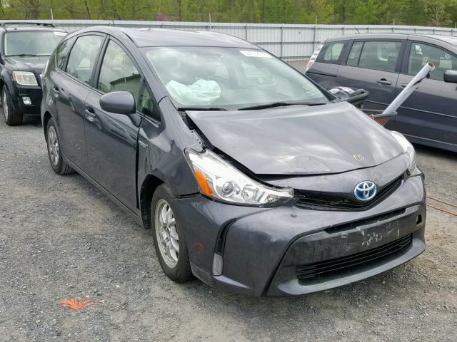 JTDZN3EU7FJ030315 - 2015 TOYOTA PRIUS V GRAY photo 1