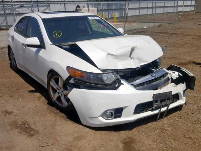 JH4CU2F67DC008365 - 2013 ACURA TSX TECH WHITE photo 1