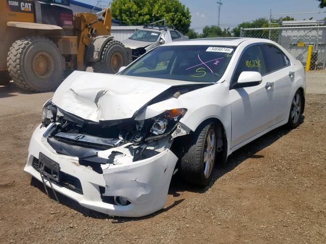 JH4CU2F67DC008365 - 2013 ACURA TSX TECH WHITE photo 2