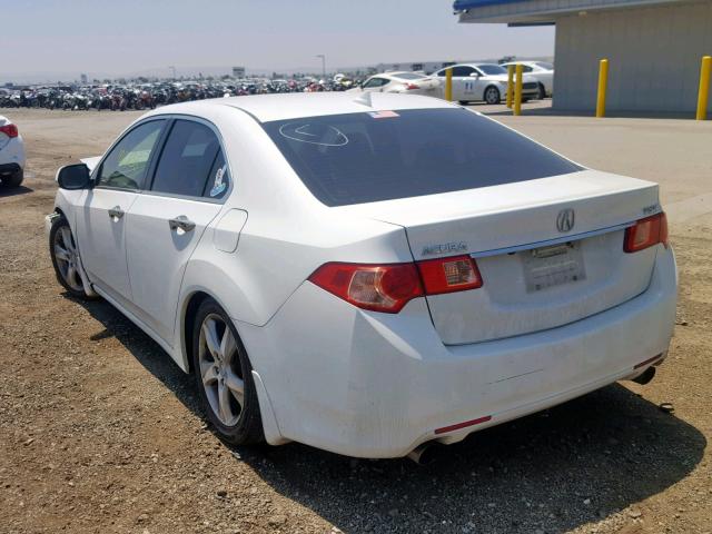 JH4CU2F67DC008365 - 2013 ACURA TSX TECH WHITE photo 3