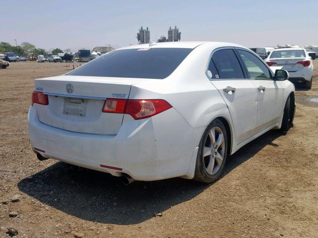 JH4CU2F67DC008365 - 2013 ACURA TSX TECH WHITE photo 4