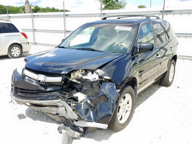 2HNYD18926H533837 - 2006 ACURA MDX TOURIN BLACK photo 2