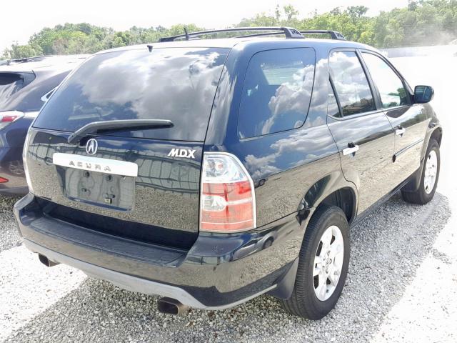 2HNYD18926H533837 - 2006 ACURA MDX TOURIN BLACK photo 4