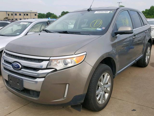 2FMDK3KC3CBA20150 - 2012 FORD EDGE LIMIT BROWN photo 2