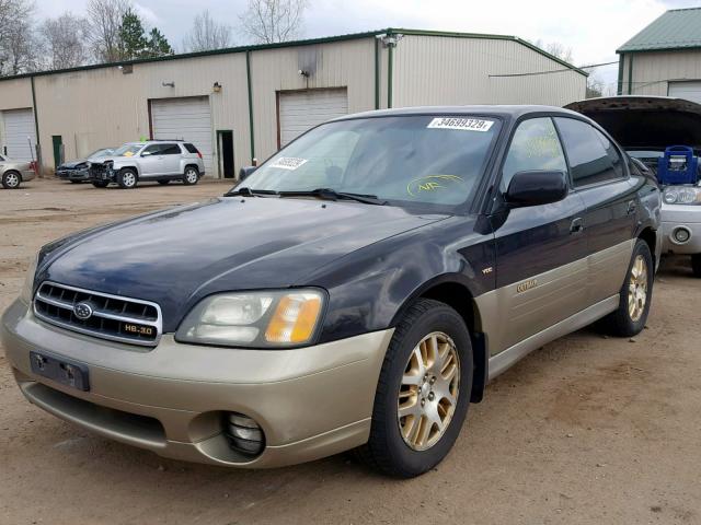 4S3BE896127212528 - 2002 SUBARU LEGACY OUT BLACK photo 2