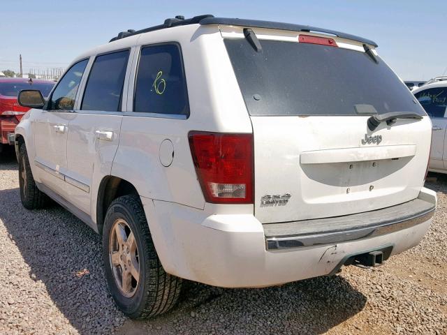 1J8HR58P07C539632 - 2007 JEEP GRAND CHER WHITE photo 3