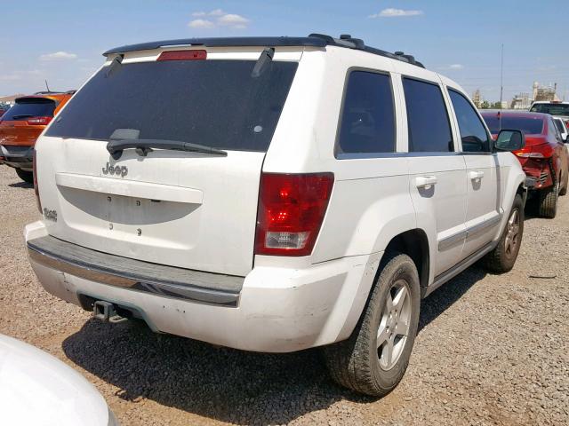 1J8HR58P07C539632 - 2007 JEEP GRAND CHER WHITE photo 4