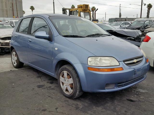 KL1TD66697B730012 - 2007 CHEVROLET AVEO BASE Көк фото 1