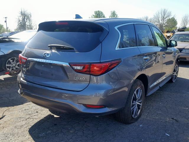 5N1DL0MM8KC551747 - 2019 INFINITI QX60 LUXE GRAY photo 4